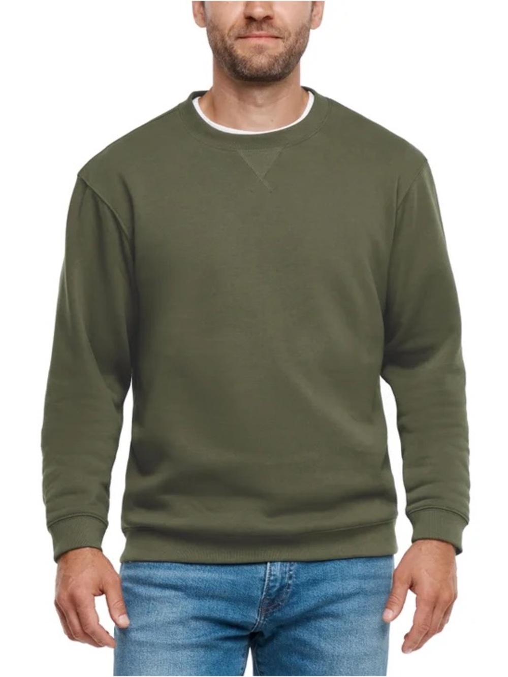 GAP Men's Fleece Crewneck Sweatshirt